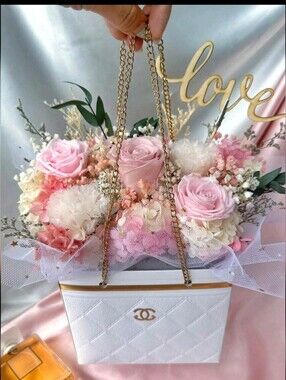 White Quilted Bag with Double Gold Chains